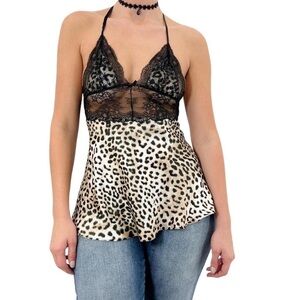 Victoria's Secret Women's Brown and Black Vest size M